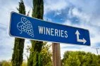 Wineries destination sign