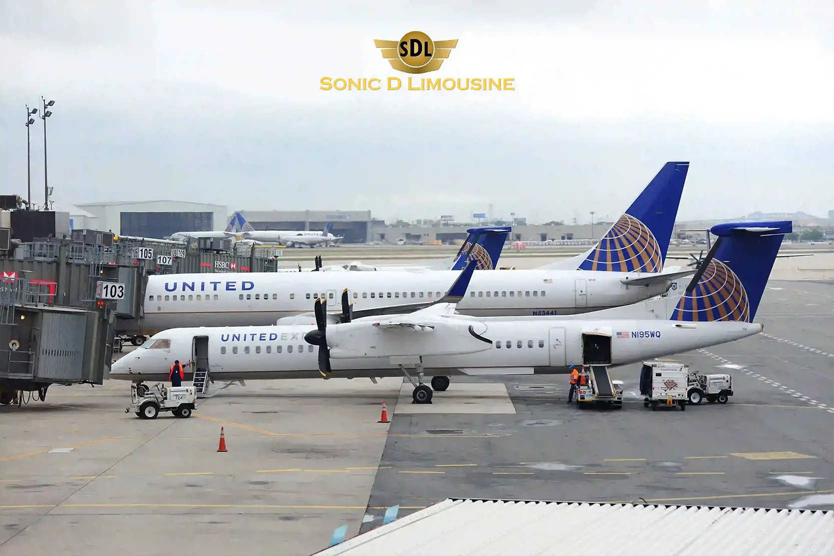 Sonic D Limo Best Airport Transportation Service in Byram Township, NJ to Newark Airport Book