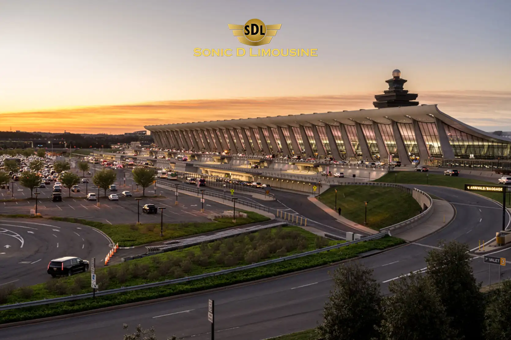 Sonic D Limousine is the premier transportation provider in Unveiling the Gateway to the Capital: Washington Dulles International Airport (IAD)