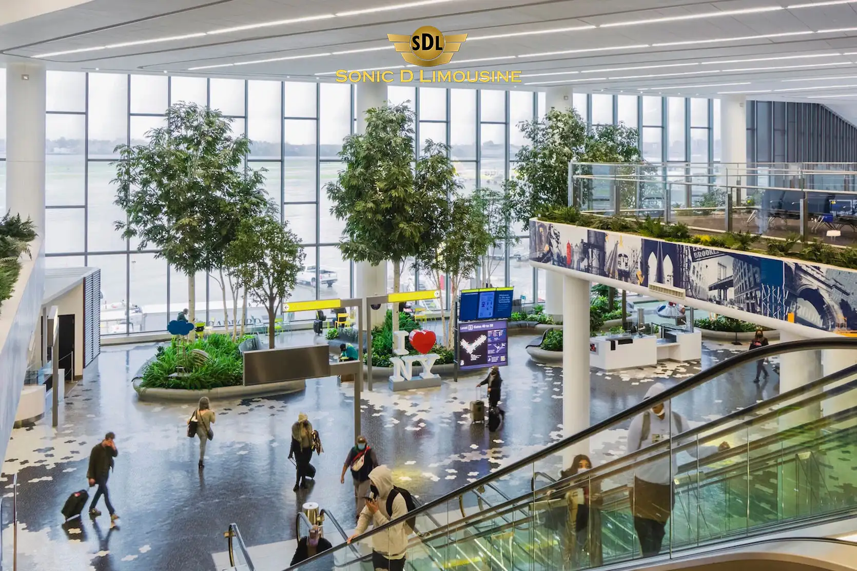 Sonic D Limo Premier 100 Reliable LGA to JFK Airport Shuttle JFK Airport & LaGuardia Airport